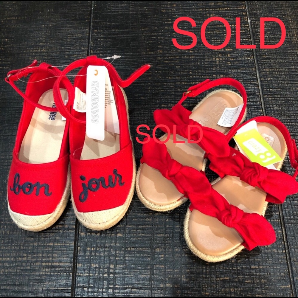 SOLD Gymboree crazy 8 toddler girl shoes 9